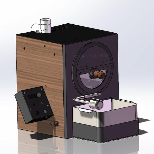 Small Batch Electric Coffee Roaster 500G 600G Drumroaster -ZC