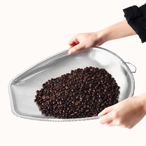 Roasted Coffee Mesh Trays Roaster Cooling Basket Plate Green Bean Bowl ZC